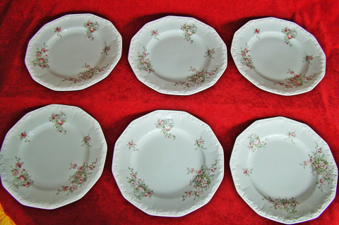 6x talerze płas. Rosenthal Kwiat Migdała 6x talerze płas. Rosenthal Kwiat Migdała
