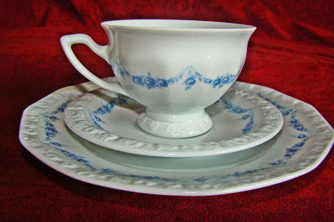 filiżanka Rosenthal Biała Maria Blau filiżanka Rosenthal Biała Maria Blau