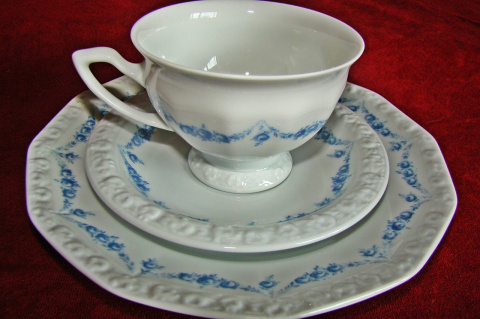 filiżanka Rosenthal Biała Maria Blau filiżanka Rosenthal Biała Maria Blau