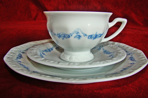 filiżanka Rosenthal Biała Maria Blau filiżanka Rosenthal Biała Maria Blau