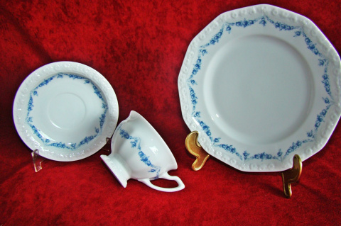 filiżanka Rosenthal Biała Maria Blau filiżanka Rosenthal Biała Maria Blau