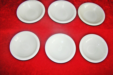 6 salaterek Rosenthal Biała Maria 6 salaterek Rosenthal Biała Maria