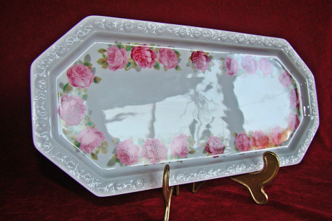 królewska patera Rosenthal Maria Róże 36/16 cm królewska patera Rosenthal Maria Róże 36/16 cm