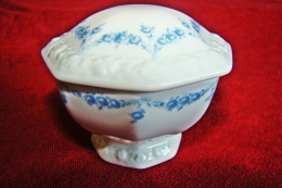 bombonierka Rosenthal Maria Rosenkante Blau