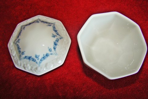 bombonierka Rosenthal Maria Rosenkante Blau bombonierka Rosenthal Maria Rosenkante Blau