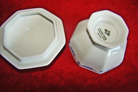 bombonierka Rosenthal Maria Rosenkante Blau bombonierka Rosenthal Maria Rosenkante Blau