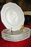 6X talerz głęb. Rosenthal Biała Maria 1936r