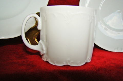 zestaw śniadaniowy Rosenthal Monbijou biały zestaw śniadaniowy Rosenthal Monbijou biały