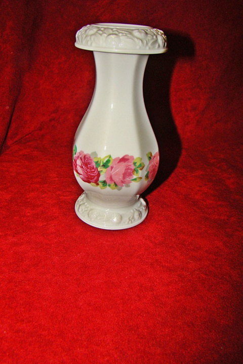 świecznik Rosenthal Biała Maria Róże świecznik Rosenthal Biała Maria Róże