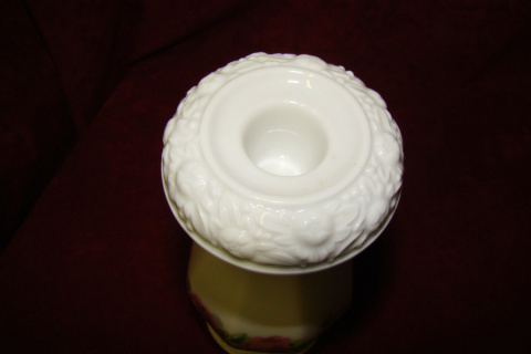 świecznik Rosenthal Biała Maria Róże świecznik Rosenthal Biała Maria Róże