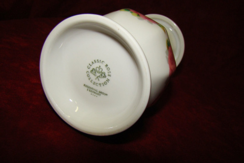 świecznik Rosenthal Biała Maria Róże świecznik Rosenthal Biała Maria Róże