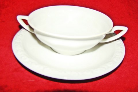 Rosenthal Biała Maria -bulionówka + spodek Rosenthal Biała Maria -bulionówka + spodek