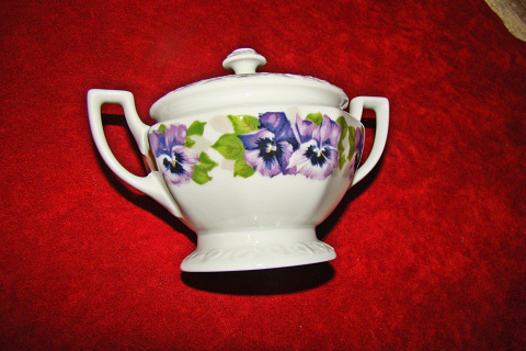 cukiernica Rosenthal Biała Maria Bratki cukiernica Rosenthal Biała Maria Bratki
