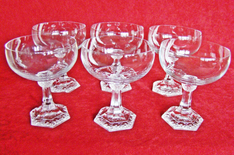 6x kieliszki do szampana Rosenthal Maria kryształowa 6x kieliszki do szampana Rosenthal Maria kryształowa