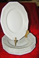 6x talerz płas. Rosenthal Biała Maria JAK NOWE