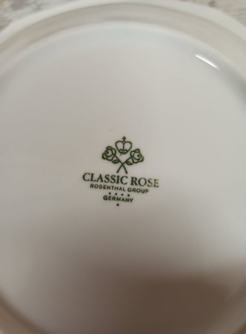 misa Rosenthal Maria Rosenkante Blau misa Rosenthal Maria Rosenkante Blau