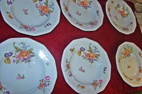 6x talerz głęb. Rosenthal Maria Sommerstrauss 6x talerz głęb. Rosenthal Maria Sommerstrauss