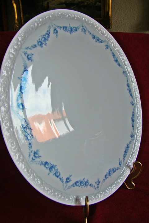 Rosenthal Maria Rosenkante Blau Tortownica Rosenthal Maria Rosenkante Blau Tortownica