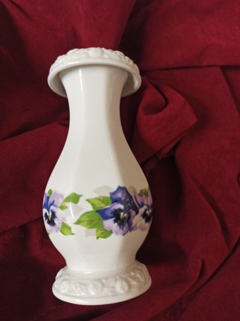 świecznik Rosenthal Biała Maria Bratki świecznik Rosenthal Biała Maria Bratki