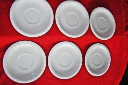 6x talerz Rosenthal Biała Maria pod bulionówkę 18 cm