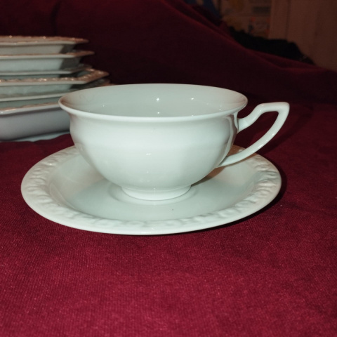filiżanka do herbaty z podst. Rosenthal Biała Maria filiżanka do herbaty z podst. Rosenthal Biała Maria
