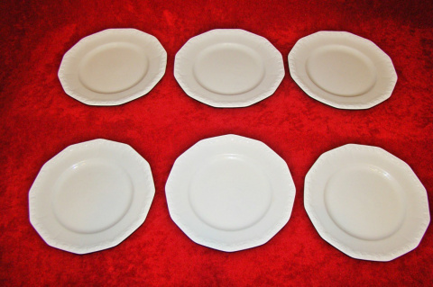 6x talerz śniad. Rosenthal Biała Maria śr. 20 cm 6x talerz śniad. Rosenthal Biała Maria śr. 20 cm