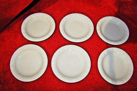 6x talerzyk śred. 9 cm Rosenthal Biała Maria 6x talerzyk śred. 9 cm Rosenthal Biała Maria