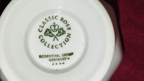 mlecznik Rosenthal Biała Maria Rosenkante Blau mlecznik Rosenthal Biała Maria Rosenkante Blau