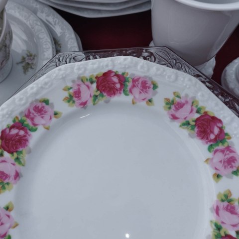 6 talerzy śniad. Rosenthal Maria Róże śred. 20 cm 6 talerzy śniad. Rosenthal Maria Róże śred. 20 cm