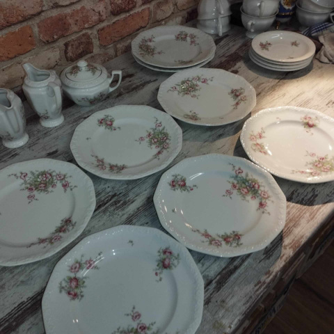 6 x talerz śniad. Rosenthal Maria Kwiat Migdała 6 x talerz śniad. Rosenthal Maria Kwiat Migdała