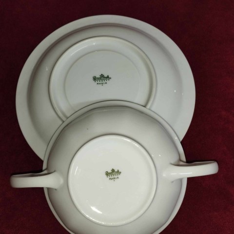Rosenthal Biała Maria -bulionówka + spodek Rosenthal Biała Maria -bulionówka + spodek