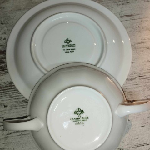 Rosenthal Biała Maria -bulionówka + spodek Rosenthal Biała Maria -bulionówka + spodek