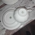filiżanka do herbaty+ podstawek Rosenthal Biała Maria