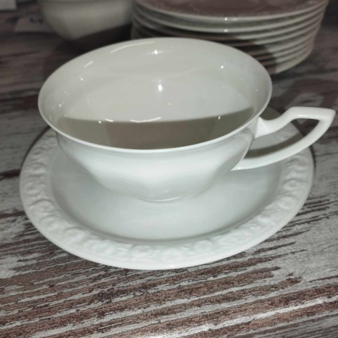 filiżanka do herbaty+ podstawek Rosenthal Biała Maria filiżanka do herbaty+ podstawek Rosenthal Biała Maria