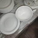 filiżanka do herbaty+ podstawek Rosenthal Biała Maria