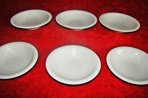 6 salaterek Rosenthal Biała Maria 6 salaterek Rosenthal Biała Maria