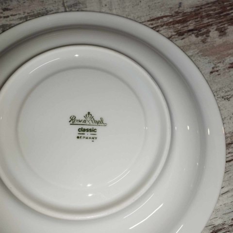 6x talerz Rosenthal Biała Maria pod bulionówkę 18 cm 6x talerz Rosenthal Biała Maria pod bulionówkę 18 cm
