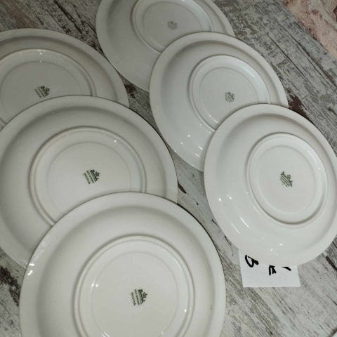 6x talerz Rosenthal Biała Maria pod bulionówkę 18 cm 6x talerz Rosenthal Biała Maria pod bulionówkę 18 cm