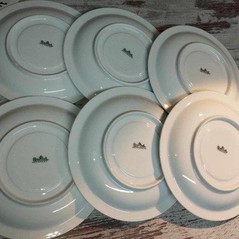 6x talerz Rosenthal Biała Maria pod bulionówkę 18 cm 6x talerz Rosenthal Biała Maria pod bulionówkę 18 cm