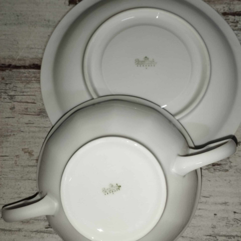 Rosenthal Biała Maria -bulionówka + spodek Rosenthal Biała Maria -bulionówka + spodek