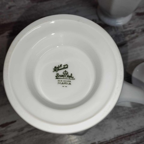 dzbanek Rosenthal Biała Maria 22 cm z sitkiem dzbanek Rosenthal Biała Maria 22 cm z sitkiem