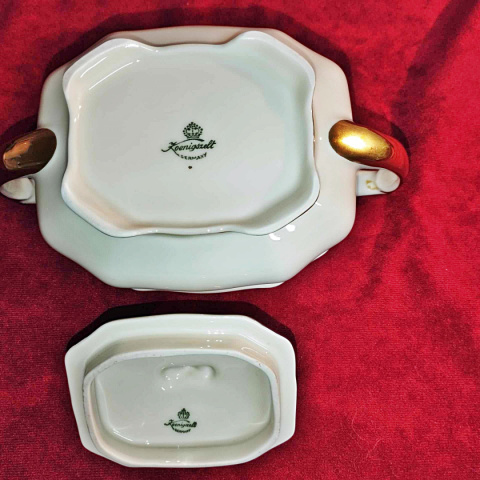 cukiernica Koenigszelt, porcelana śląska- Juliane cukiernica Koenigszelt, porcelana śląska- Juliane