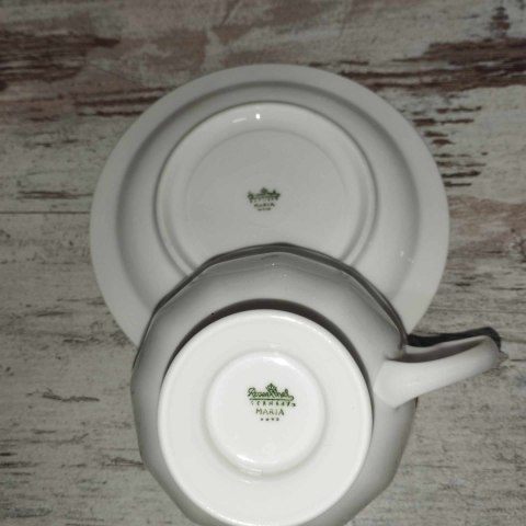 filiżanka z podst. Rosenthal Biała Maria filiżanka z podst. Rosenthal Biała Maria