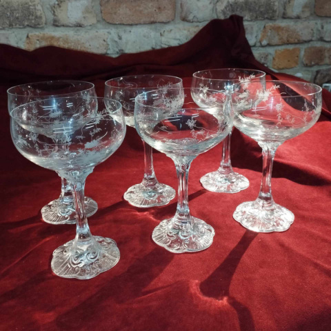 6 kieliszków do szampana Rosenthal Monbijou 6 kieliszków do szampana Rosenthal Monbijou