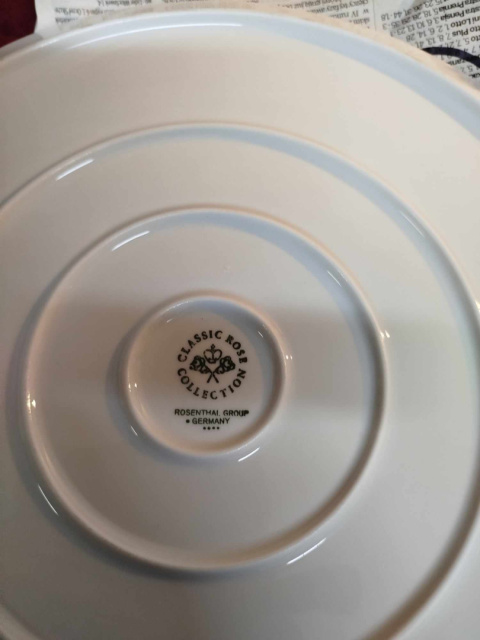 Rosenthal Maria Rosenkante Blau Tortownica Rosenthal Maria Rosenkante Blau Tortownica