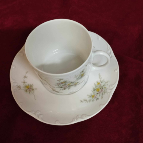 filiżanka Rosenthal Monbijou Grune Ranke- uszkodzona filiżanka Rosenthal Monbijou Grune Ranke- uszkodzona