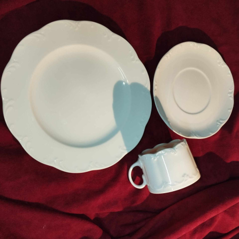 filiżanka do herbaty Rosenthal Monbijou - biała filiżanka do herbaty Rosenthal Monbijou - biała