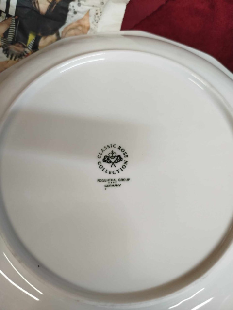 patera Rosenthal Maria Rosenkante Blau 28 cm patera Rosenthal Maria Rosenkante Blau 28 cm