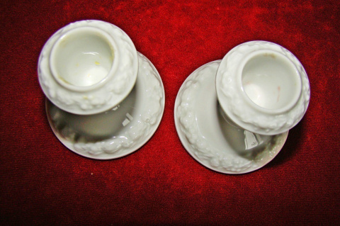 2 świeczniki Rosenthal Biała Maria 2 świeczniki Rosenthal Biała Maria