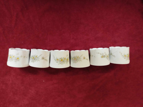 6 kieliszków do jaj Rosenthal Monbijou Grune Rankr 6 kieliszków do jaj Rosenthal Monbijou Grune Rankr
